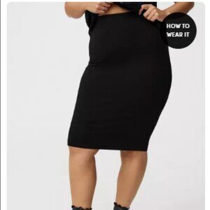 Torrid Black Stretch Pencil Skirt | Size 1